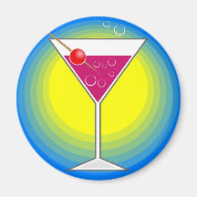 Cocktail Aimants Pour Réfrigérateur