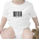 Code barres de bébé t-shirt