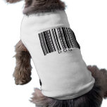 Code barres de chien manteaux pour animaux domestiques