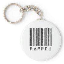 Code barres de Pappou porte-clés