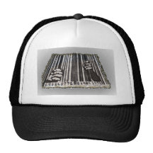 CODE BARRES DE PRISON DE PRISON CASQUETTES DE CAMIONNEUR