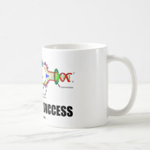 Codé pour le succès (reproduction d'ADN) Mug À Café