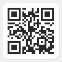 Code rapide (code de QR) Autocollants Carrés
