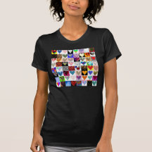 Coeur 64 sur un T-shirt