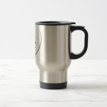 Cœur algérien avec drapeau Algérie Tasse