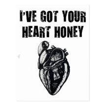 coeur carte postale
