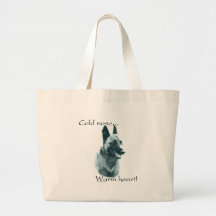 Coeur chaud de nez froid de Malinois de Belge Sac Fourre-tout