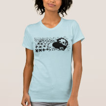 Coeur+Chemise de filles de crâne T-shirts
