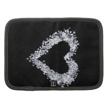 Coeur chic Girly d'amour de diamant Organiseur
