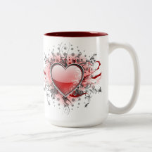 Coeur d'amour - tasses