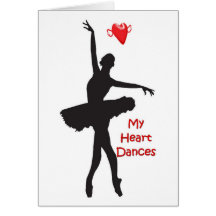 COEUR DANCES/SINGS JOYEUX ANNIVERSAIRE CARTES DE VŒUX