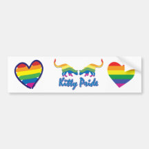 Coeur d'arc-en-ciel de gay pride adhésif pour voiture