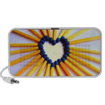 Coeur de bâton de match haut-parleurs iPod