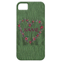 Coeur de broderie coque Case-Mate iPhone 5
