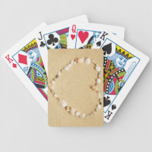 Coeur de coquillage jeux de poker