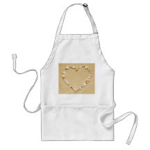Coeur de coquillage tablier