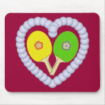 Coeur de fleur de ping-pong de YG Tapis De Souris