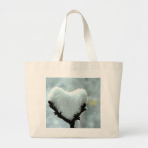 Coeur de glace sacs fourre-tout