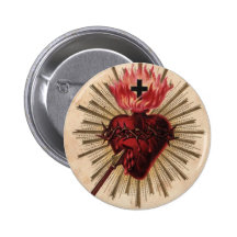 Coeur de Jésus (petit) Pin's Avec Agrafe