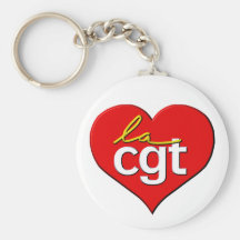 Coeur de la La CGT Porte-clef