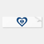 Coeur de l'Israël Adhésifs Pour Voiture