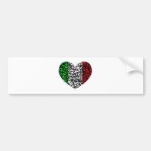 Coeur de l'Italie Autocollants Pour Voiture