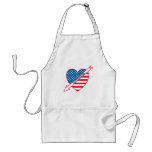 Coeur de patriote de boule de Bocce Tabliers