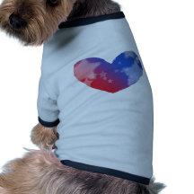 Coeur de patriote manteau pour animal domestique