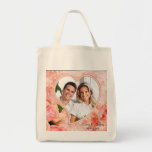 Coeur de pétale de rose - personnaliser sac