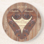 Coeur de rouleau de violon dessous de verre