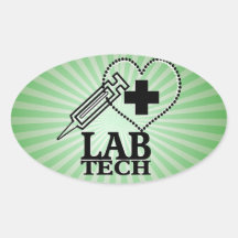 COEUR DE TECH DE LABORATOIRE. SC DE LABORATOIRE MÉ STICKERS OVALES
