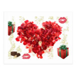 Coeur de Valentine Carte Postale