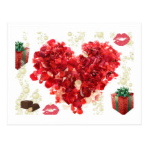 Coeur de Valentine Carte Postale