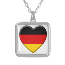 Coeur drapeau j'aime Allemagne Bijouterie