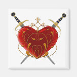 Coeur et aimant de poignards