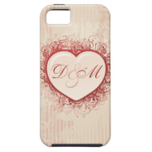 Coeur grunge rose coque Case-Mate iPhone 5