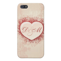 Coeur grunge rose coques iPhone 5