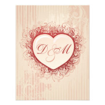 Coeur grunge rose invitations personnalisées