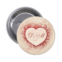 Coeur grunge rose pin's