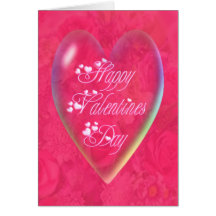 COEUR HEUREUX de JOUR de VALENTINES par SHARON SHA Cartes