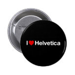 Coeur I helvetica Badges Avec Agrafe