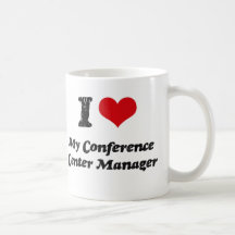 Coeur I mon directeur de centre de conférences Mugs