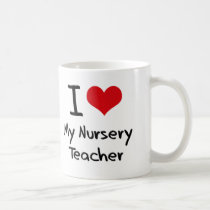 Coeur I mon professeur de crèche tasses