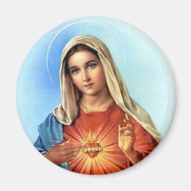 Coeur impeccable Mary Aimant Pour Réfrigérateur