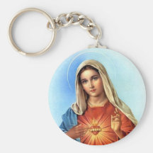 Coeur impeccable Mary Porte-clés