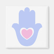 Coeur Kamsa Magnets Pour Réfrigérateur