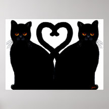 Coeur lumineux de yeux affiches
