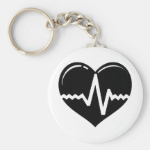 Coeur médical porte-clé