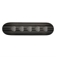 Coeur. Modèle gris imprimé Skateboard Customisable