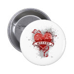 Coeur Mozart Badge Avec Épingle